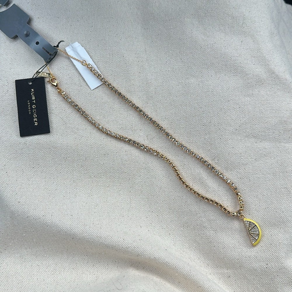 Kurt Geiger Lemon Necklace NWT - Picture 4 of 5